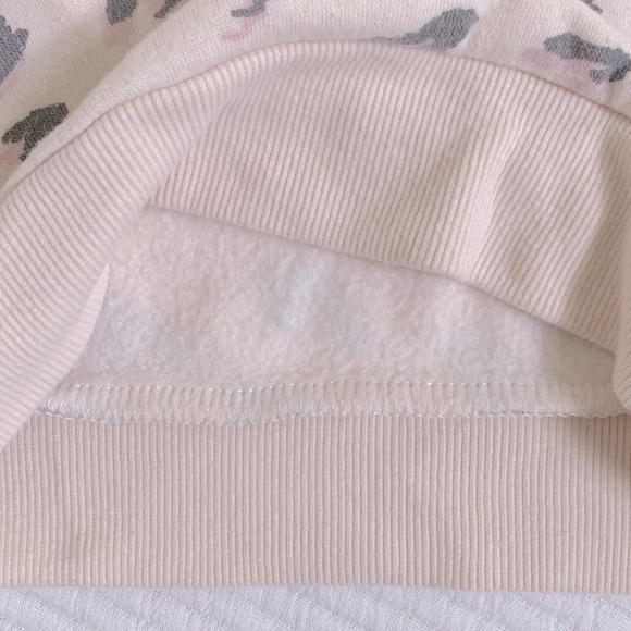Grayson Mini toddler girls sweatshirt. Size 4T. Cream with leopard print. - Picture 7 of 8